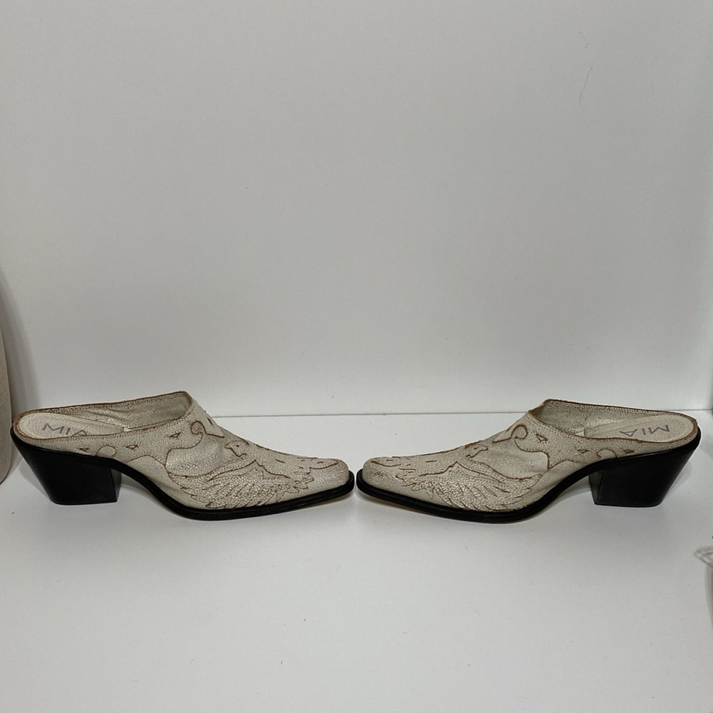 MIA Phoenix Slip on Mule Distressed Leather - Picture 15 of 16